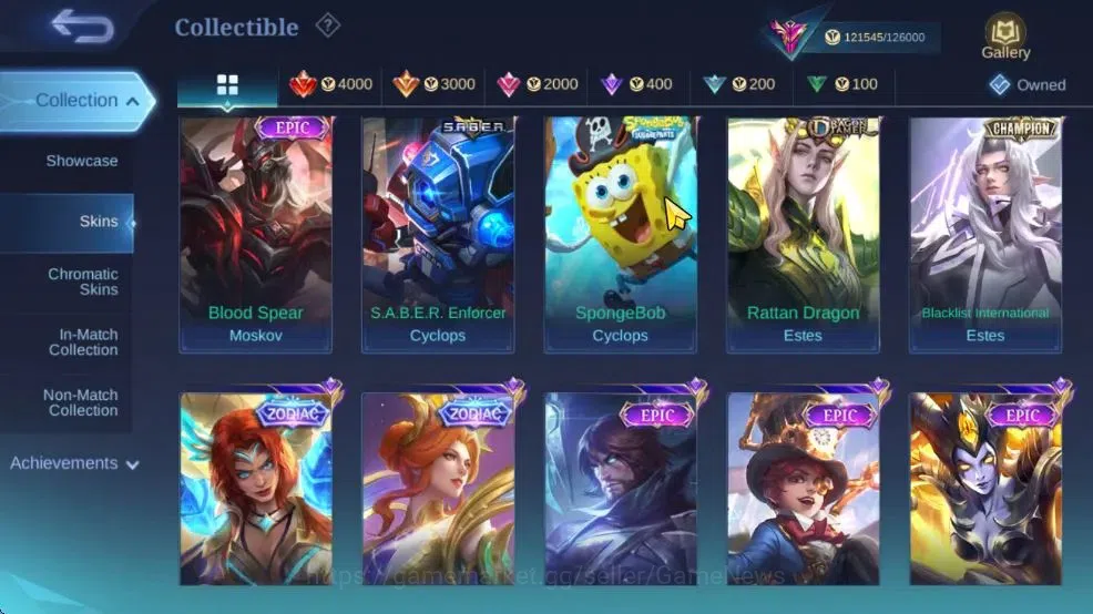 Mobile Legends: Bang Bang Accounts Hero 132|Skin 430|Legend(Freya),Fanny Mikasa,AllSt image 10