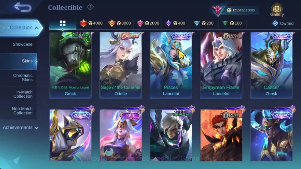 Mobile Legends: Bang Bang Accounts Hero 132|Skin 430|Legend(Freya),Fanny Mikasa,AllSt image 11