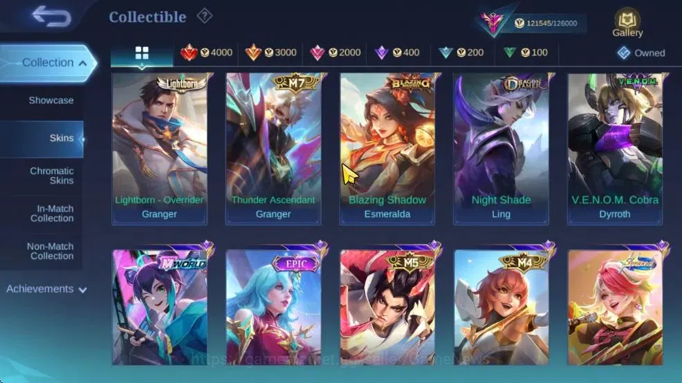 Mobile Legends: Bang Bang Accounts Hero 132|Skin 430|Legend(Freya),Fanny Mikasa,AllSt image 13