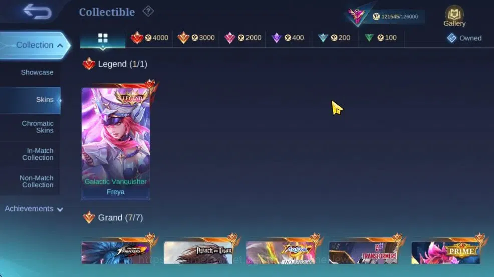Mobile Legends: Bang Bang Accounts Hero 132|Skin 430|Legend(Freya),Fanny Mikasa,AllSt image 5
