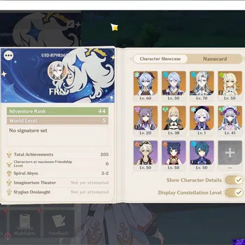 Genshin Impact Mid Game ASIA|AR44|4 Limited| Neuvillette,Yumemizuki Mizuki image 1