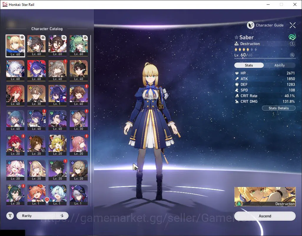 Honkai Star Rail Accounts ASIA|TL 50|6 Limited|Saber+Sign,Acheron,Yao Guang, image 10