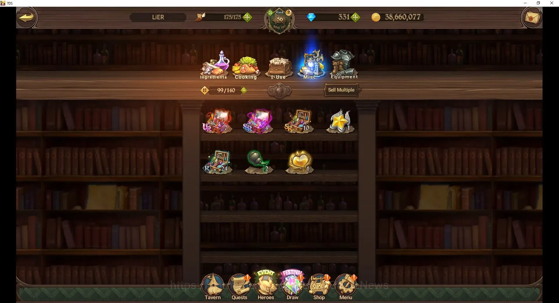 The Seven Deadly Sins: Grand Cross Accounts Global|1M CC|331 DM+1 Spring Box|3 LR+6 UR|NMeli3/ image 14