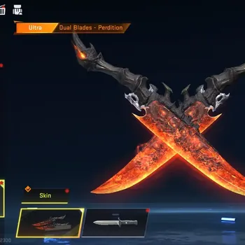 Blood Strike Accounts Collab Skin Asia|Eternal M4A1 Blight Embrance,Spear+Ultra Melee Dualblades|Collab AOT Mikasa,M4A1
