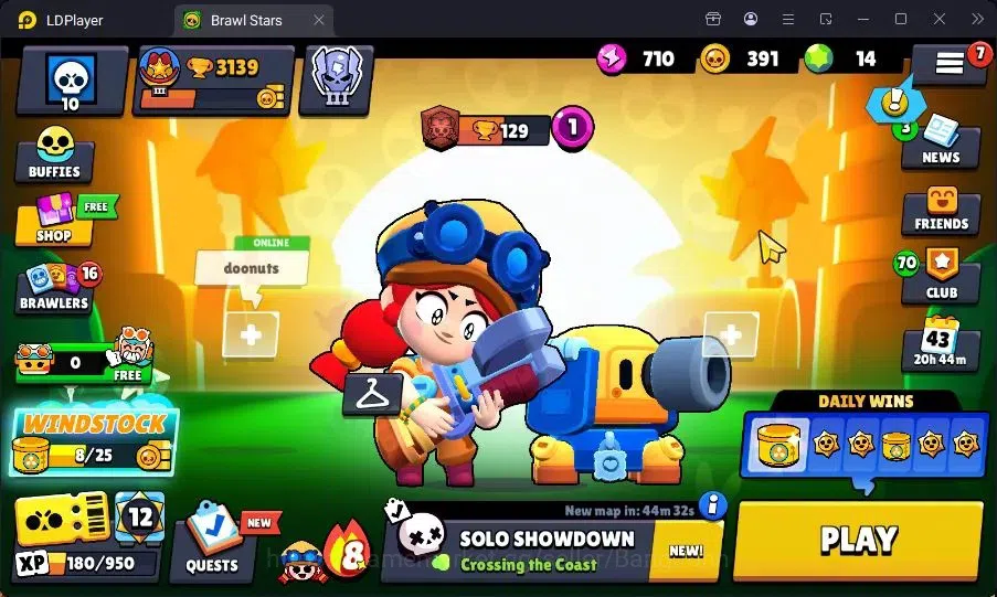 Brawl Stars Accounts Trophy 3139|37 Brawlers|2 Max (Frank,Jae-Yong)|1 legend(Leon),3 Mythic,9 Epic,4S Rare,5 Rare Skins|818 1