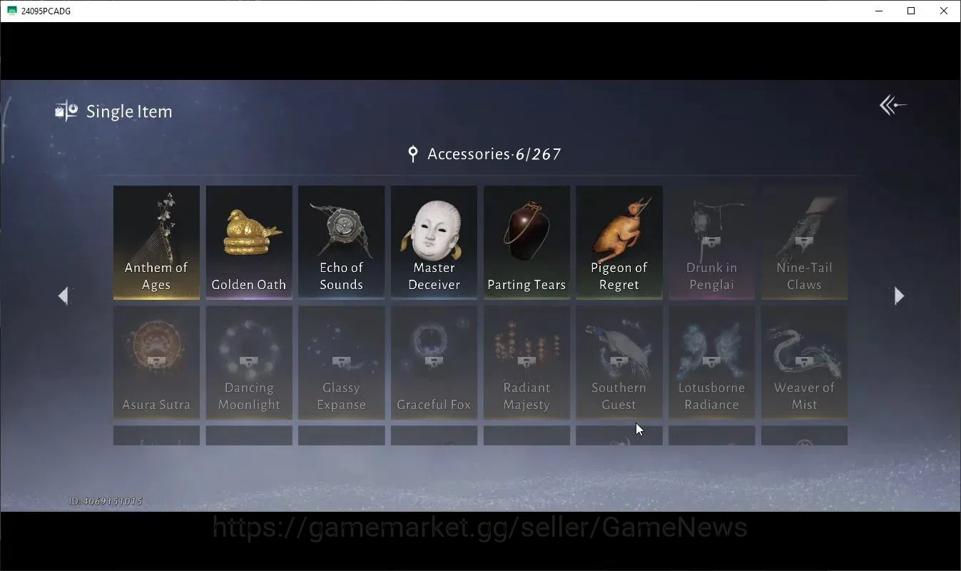 Where Winds Meet Accounts GLOBAL|Lv 5|GS 3676|1 Harmonic Core|Nameless Sword image 12