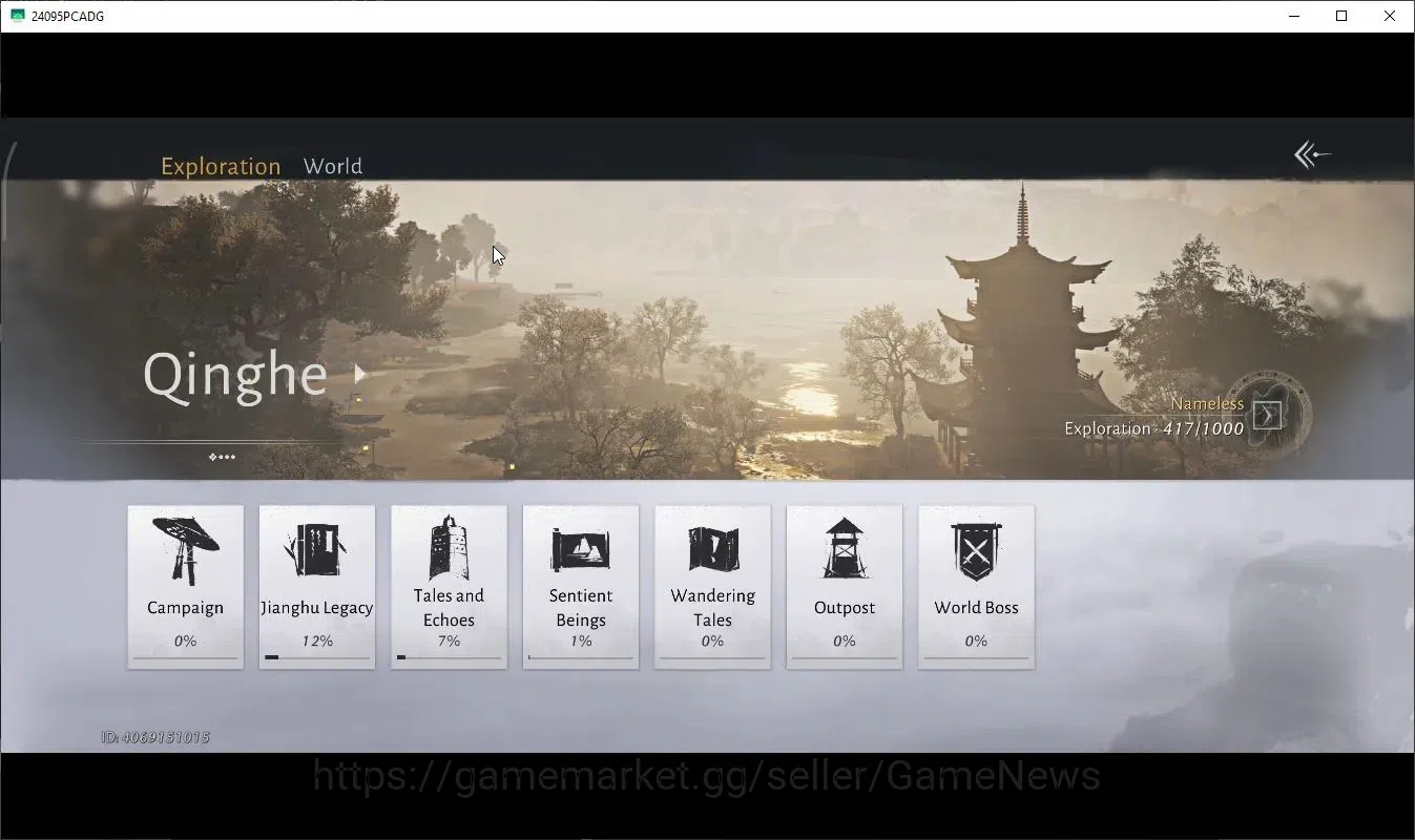 Where Winds Meet Accounts GLOBAL|Lv 5|GS 3676|1 Harmonic Core|Nameless Sword image 15