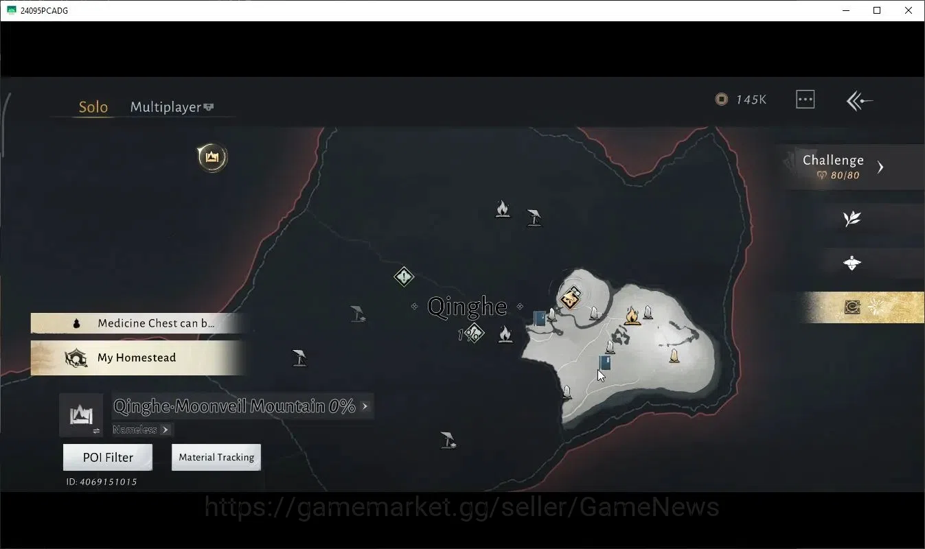 Where Winds Meet Accounts GLOBAL|Lv 5|GS 3676|1 Harmonic Core|Nameless Sword image 19