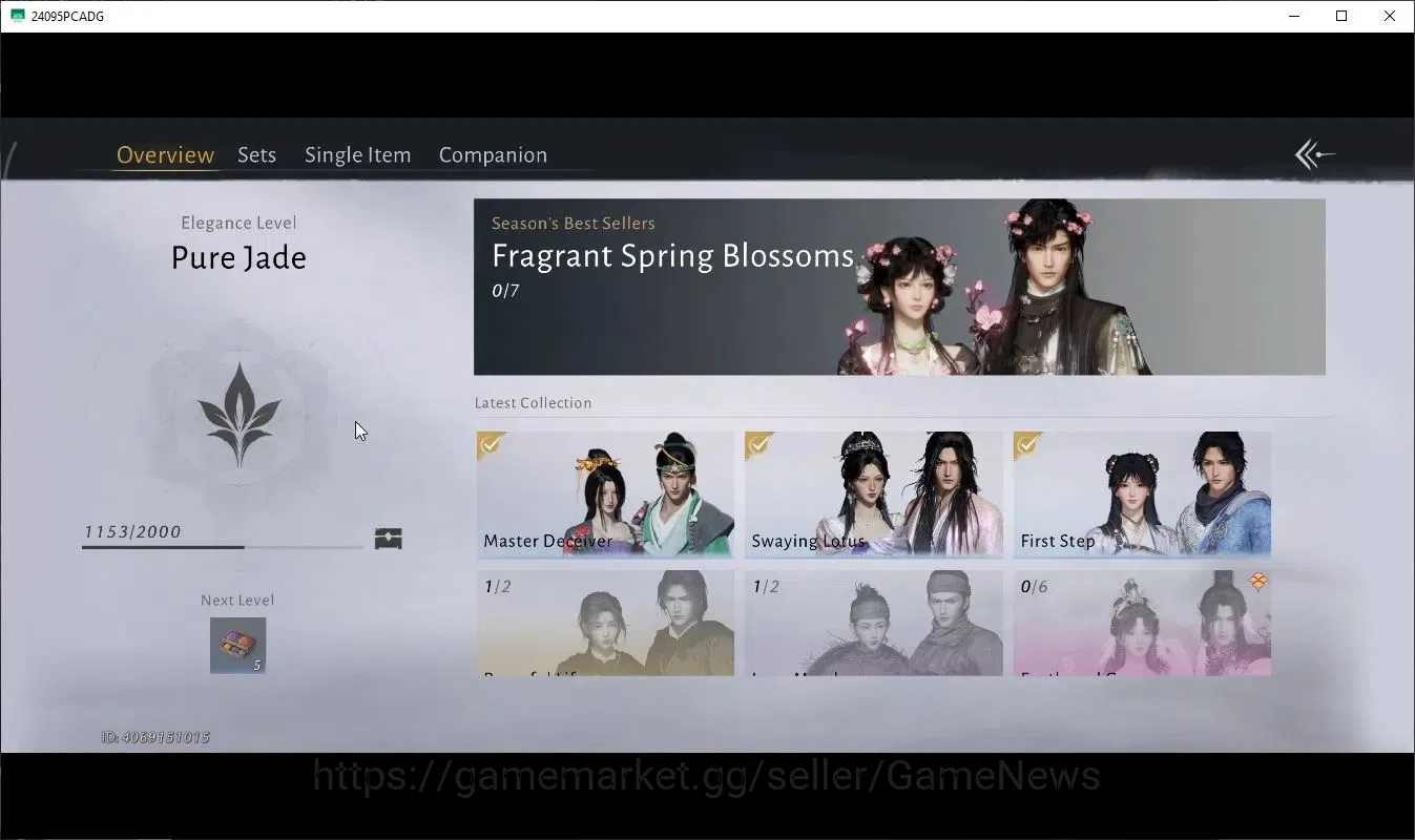 Where Winds Meet Accounts GLOBAL|Lv 5|GS 3676|1 Harmonic Core|Nameless Sword image 9