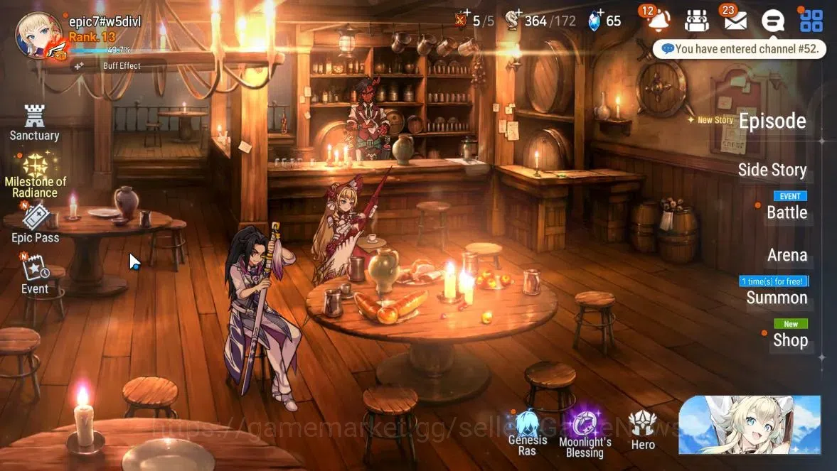 Epic Seven Accounts GLOBAL Unverif|New Era|2 ML(NM Luna, BM Haste)+ Se image 1