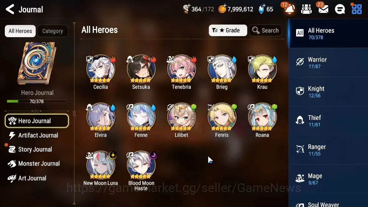 Epic Seven Accounts GLOBAL Unverif|New Era|2 ML(NM Luna, BM Haste)+ Se image 5