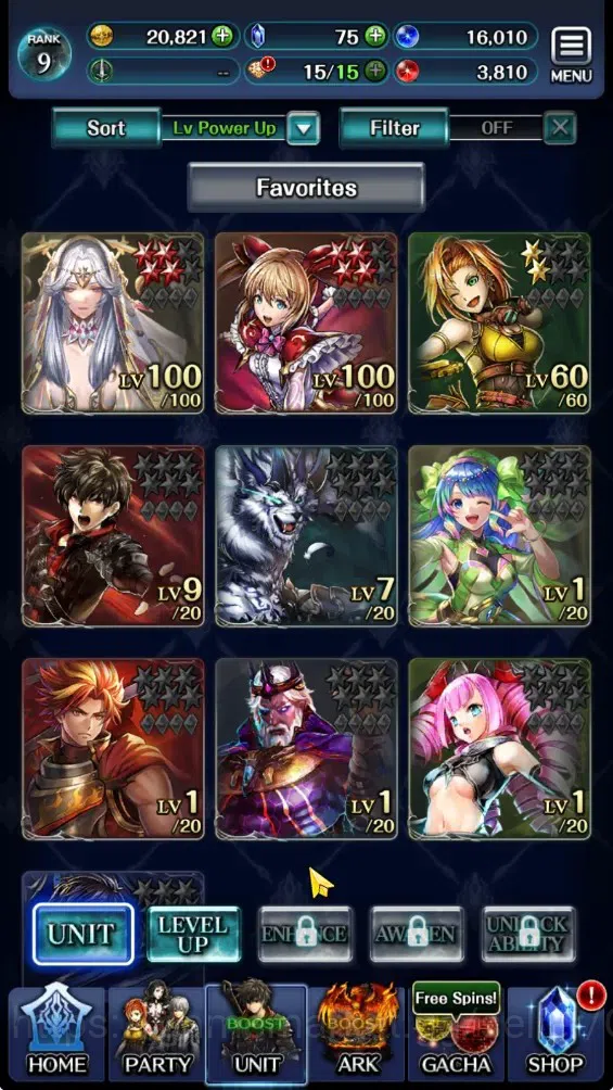 Last Cloudia Accounts GLOBAL|Rank 9|Collab Brave Frontier (Fire God Varg image 1