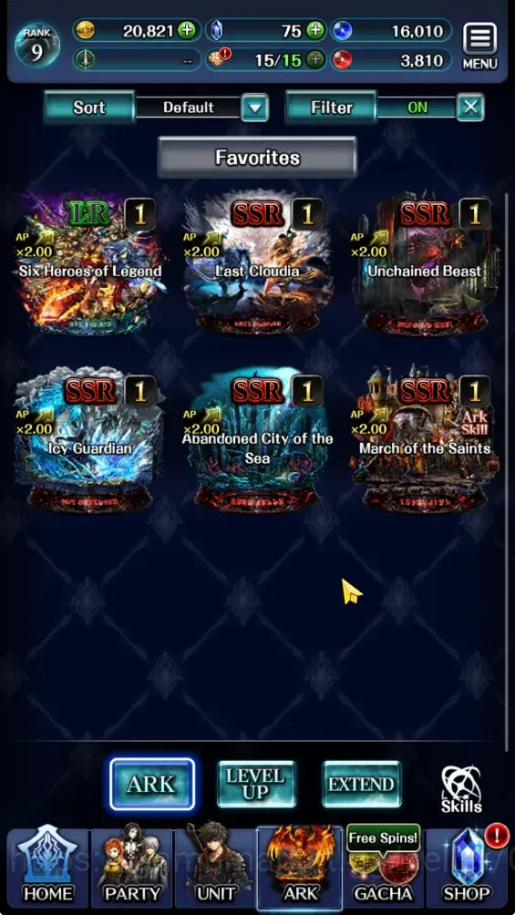 Last Cloudia Accounts GLOBAL|Rank 9|Collab Brave Frontier (Fire God Varg image 6