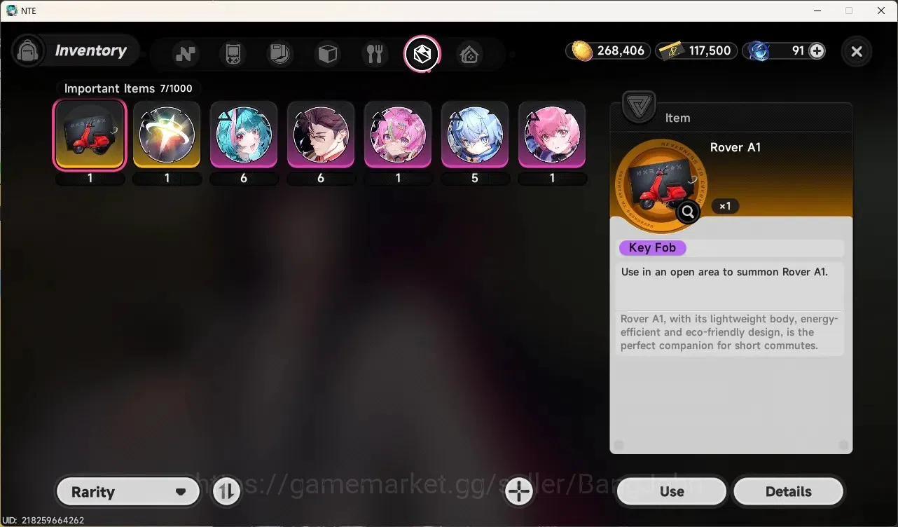 Neverness to Everness Accounts NA|Hunter Lv 6|3 S-Class/1 Limited [Shinku+Student Of Terrasea Outfit]|S-Class Selec On|Mc 12