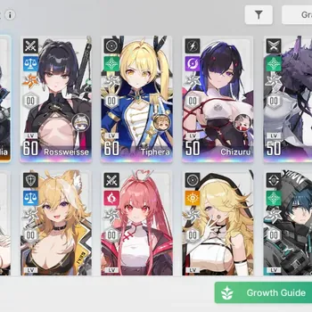 Chaos Zero Nightmare Accounts Global|Lv56|10