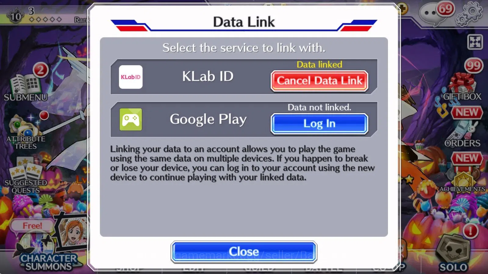 Bleach: Brave Souls Accounts Global|55k Orb|Renji TYBW2025|Momo TYBW 2026|Rukia image 18