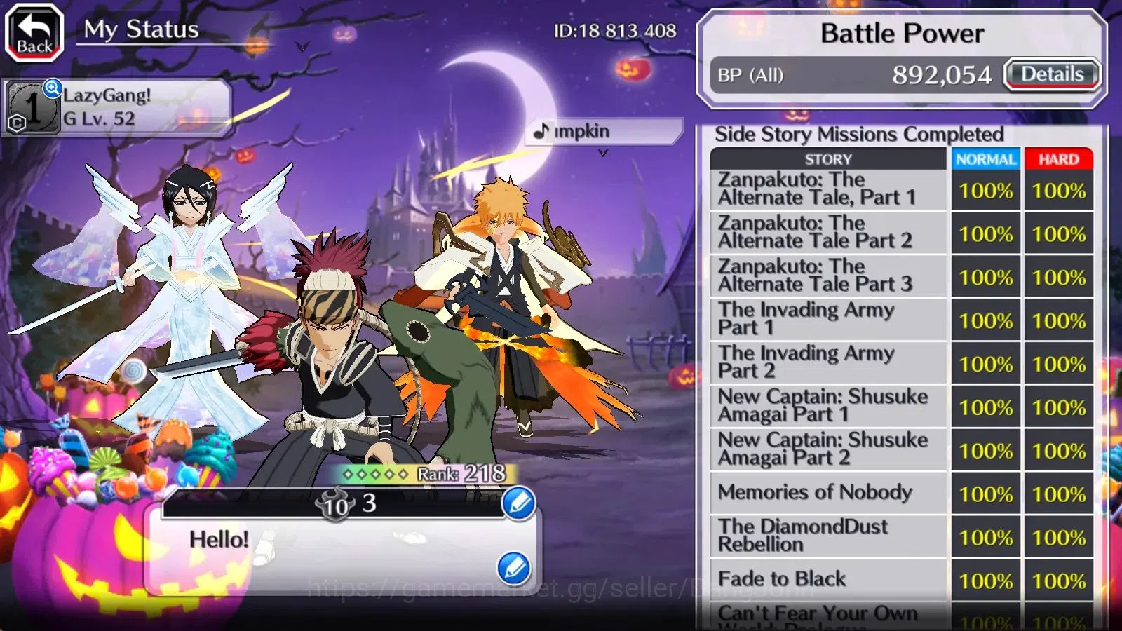 Bleach: Brave Souls Accounts Global|55k Orb|Renji TYBW2025|Momo TYBW 2026|Rukia image 5