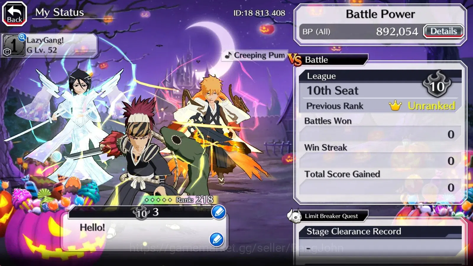 Bleach: Brave Souls Accounts Global|55k Orb|Renji TYBW2025|Momo TYBW 2026|Rukia image 6