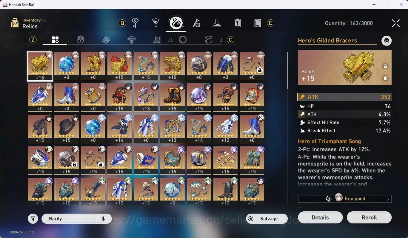Honkai Star Rail Accounts ASIA|TL 65|11 Limited [Mortenax Blade,Saber,Cerydr image 7