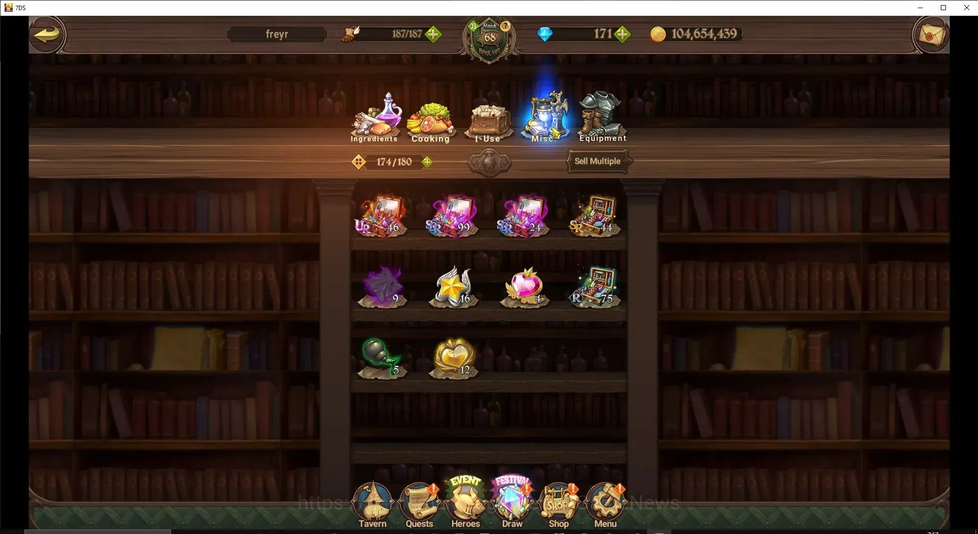 The Seven Deadly Sins: Grand Cross Accounts ASIA|4,1M CC|171 DM+72 LS|7 LR+8 UR+Colab ReZero|S image 20