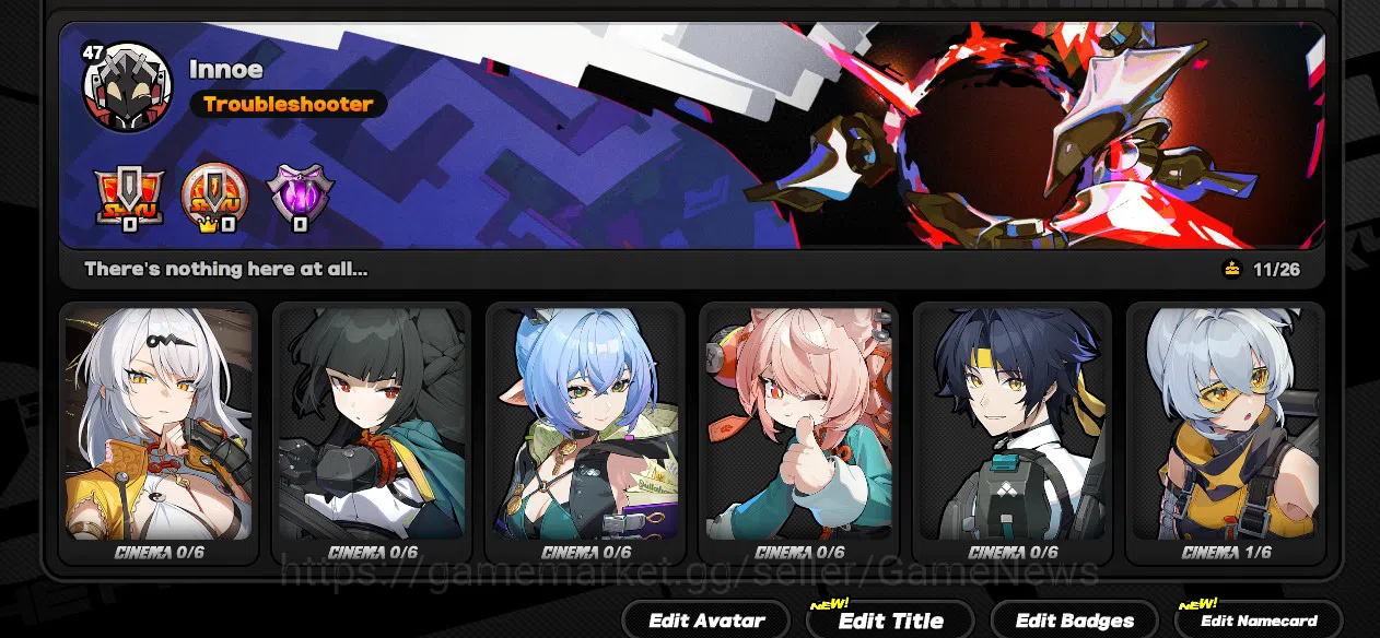 Zenless Zone Zero Accounts ASIA IK 47|S2 Ch4|5 Limited 2 VoidHunter[Miyabi,Yi image 4