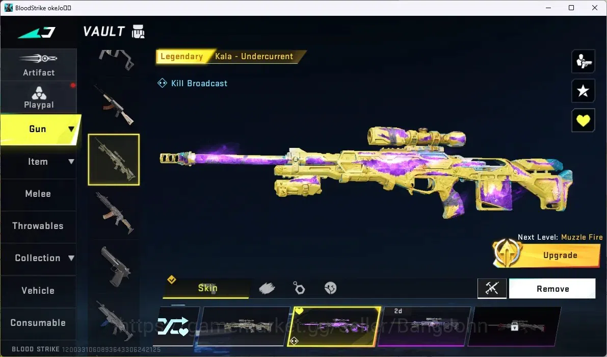 Blood Strike Accounts ASIA | 3 Legendary Guns : Kala, KAG-6,HK416|1 Lege image 3