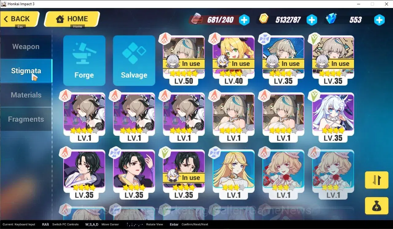 Honkai Impact 3rd Accounts SEA Lv42|1 Fullset (Bronya Zaychik Silverwing N-EX image 7