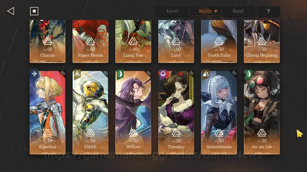 Reverse: 1999 Accounts GLOBAL|Lv68|78 Unilog|26K CD|19(*6Crew)(4Limit)|[( image 5