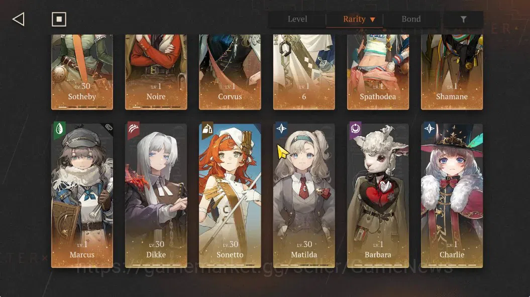 Reverse: 1999 Accounts GLOBAL|Lv68|78 Unilog|26K CD|19(*6Crew)(4Limit)|[( image 6