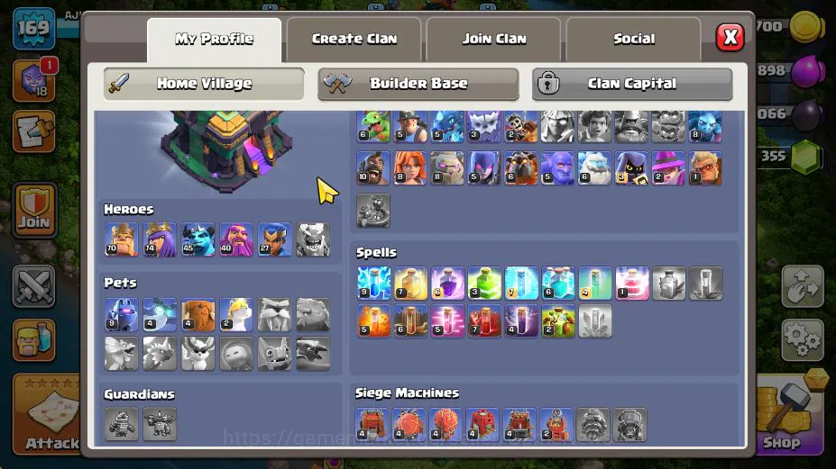 Clash of Clans Accounts TH 14-BH 8|Limited Skin|LV 169|HH 8|BK 70,AQ 74,GW image 3