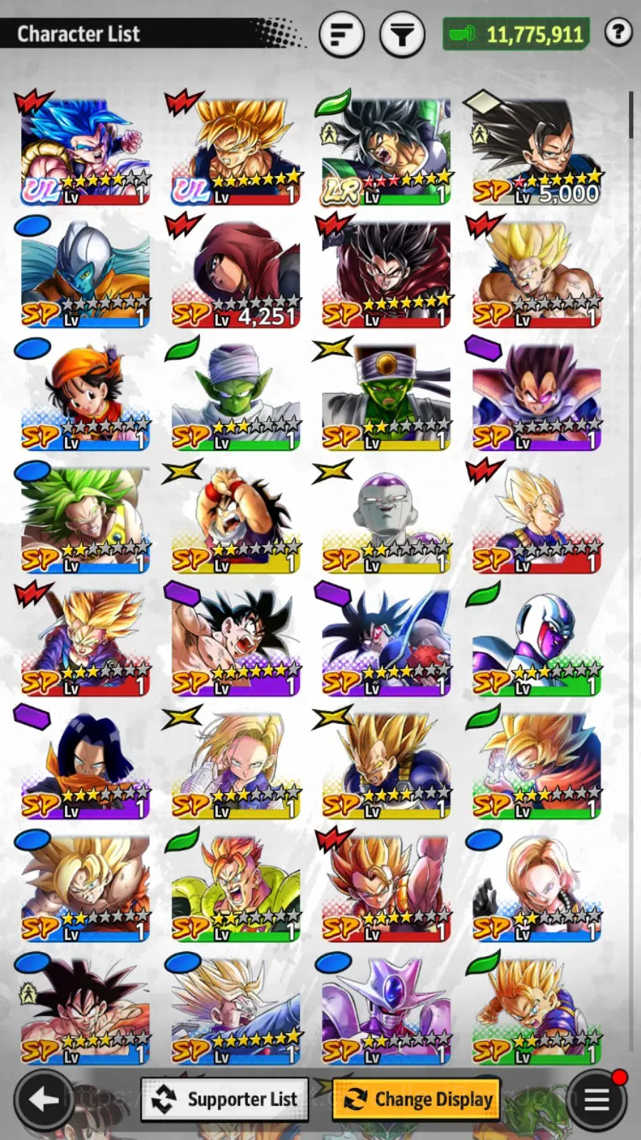 Dragon Ball Legends Accounts Android | Lvl 147|11.7M Total Power|19.1K CC|1 LR| image 5