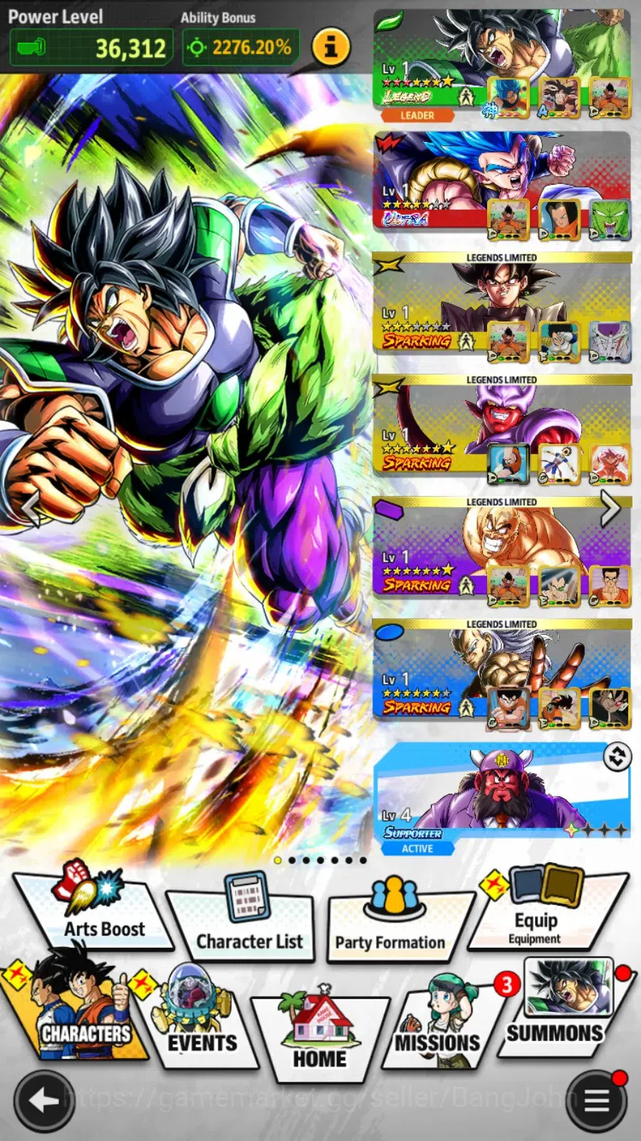 Dragon Ball Legends Accounts Android | Lvl 147|11.7M Total Power|19.1K CC|1 LR| image 6