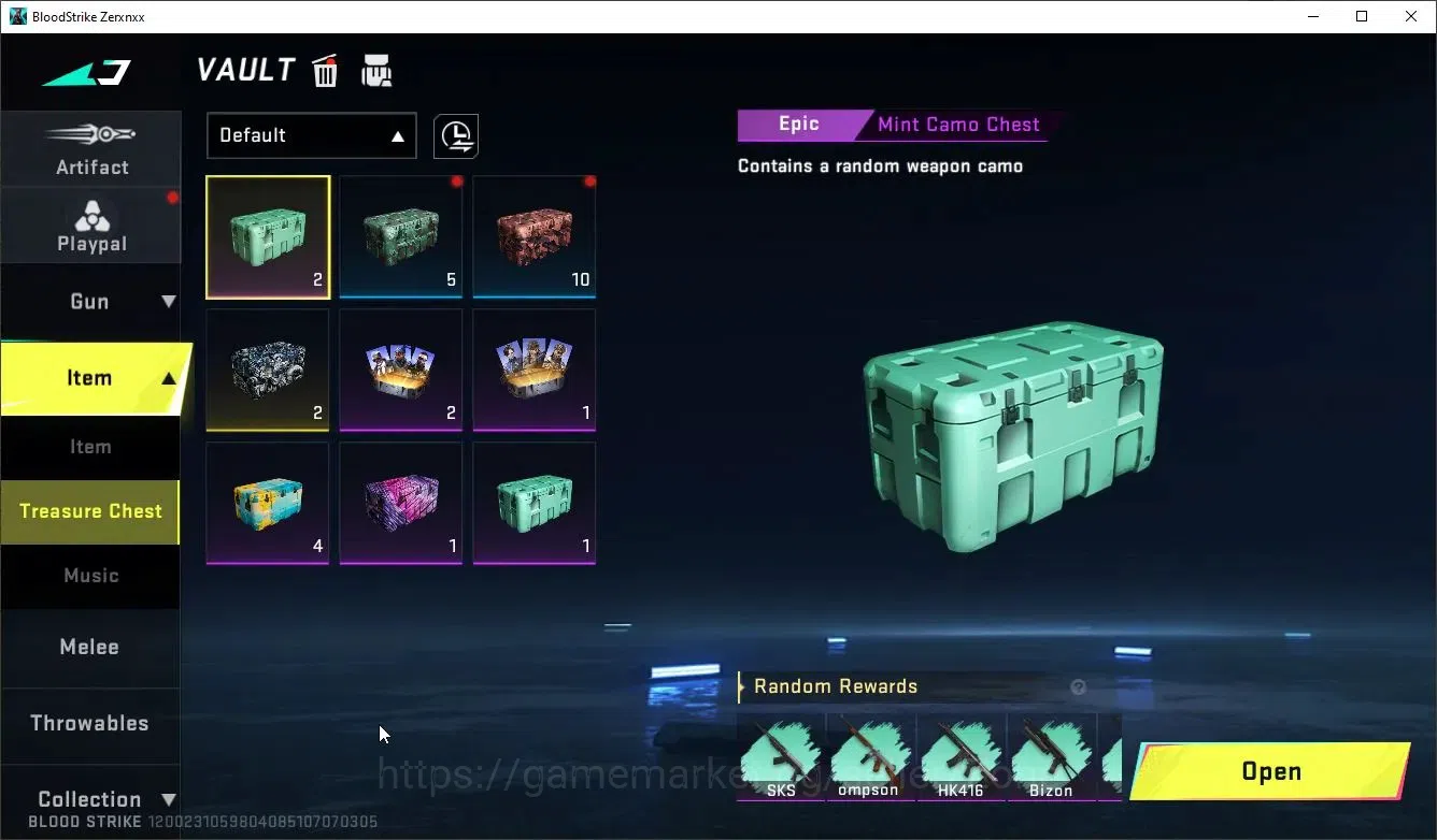 Blood Strike Accounts Asia|Eternal AUG Empyrean L2|3 Legendary Guns|1 Ul image 10