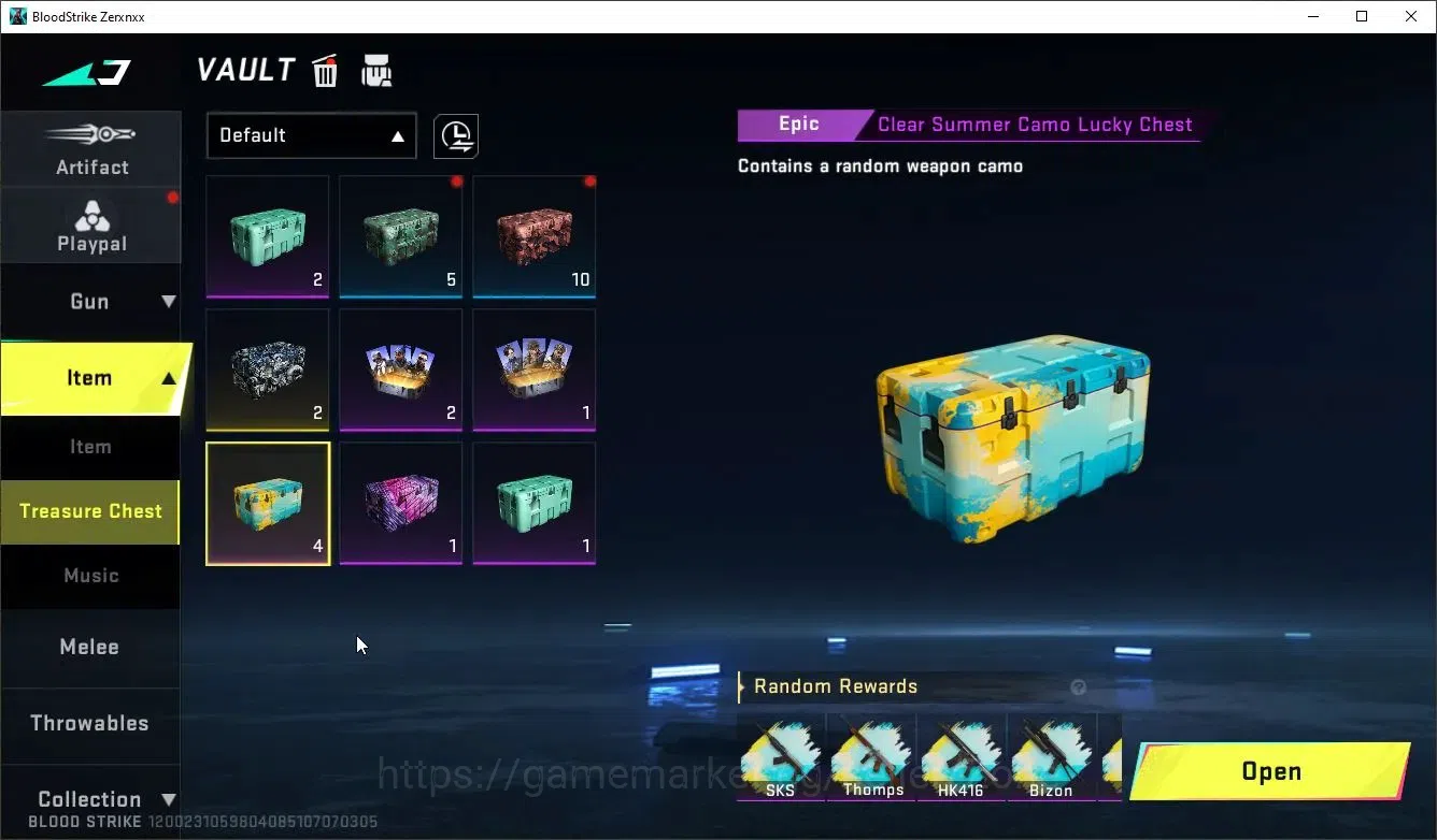 Blood Strike Accounts Asia|Eternal AUG Empyrean L2|3 Legendary Guns|1 Ul image 13