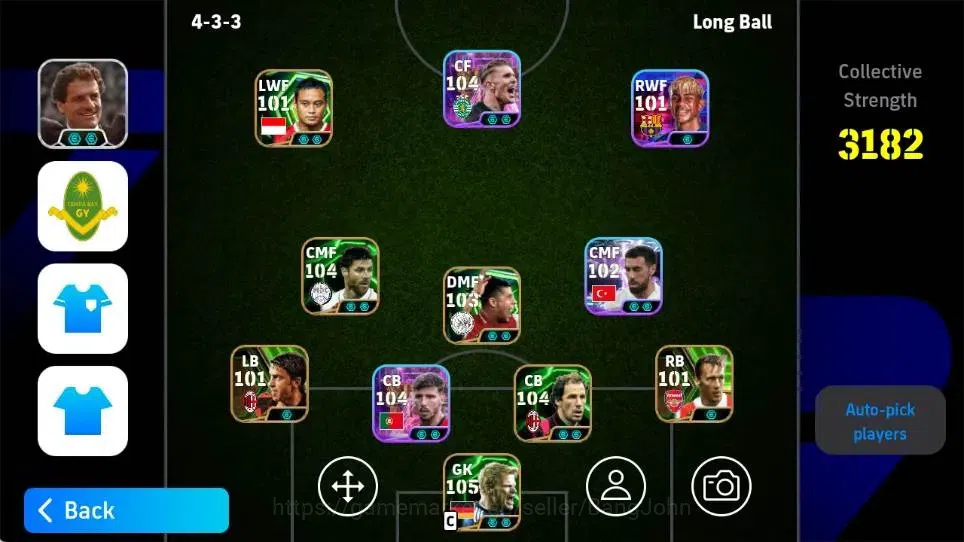 eFootball Accounts Mobile|PW 3182|Legendary Keane|Bigtime Lampard|Epi image 1