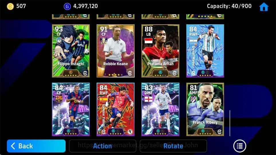 eFootball Accounts Mobile|PW 3182|Legendary Keane|Bigtime Lampard|Epi image 8