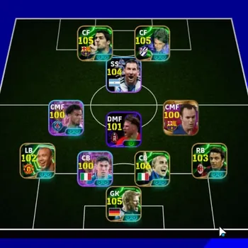 eFootball Accounts Legends & Iconic Players Android|Power 3192|16 Epic Fabio Cannavaro,Oliver Kahn,Luis