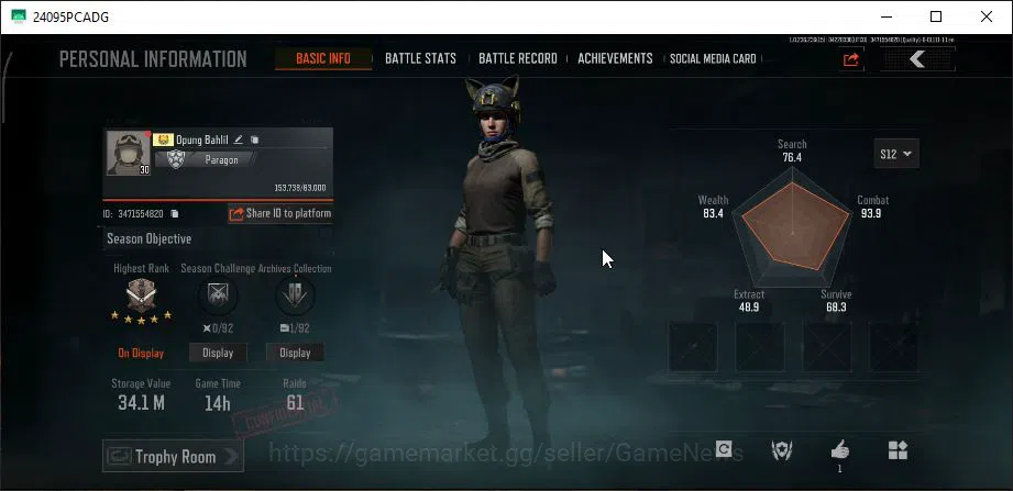 Arena Breakout Accounts MOBILE Lv30|SV 34M|CV 27M| T03 SS,AK-12 GM,Groza S image 10