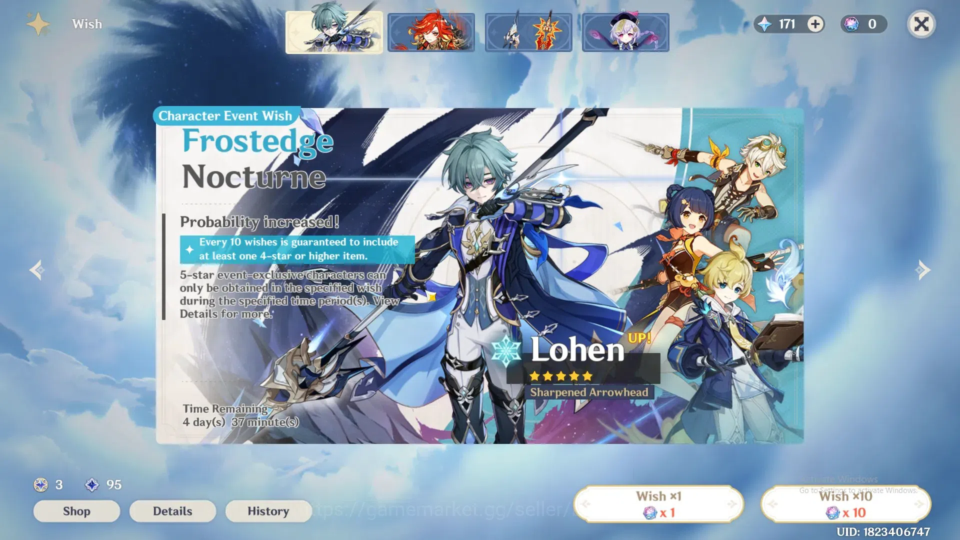 Genshin Impact Accounts Asia | AR 45|2 Limit+2Charstd| Nicole, Lauma|MC Ma image 5