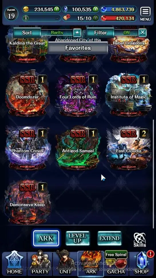 Last Cloudia Accounts Endgame GLOBAL|Rank 19|100k Crystal|Collab BraveFrontier (G Tilith,FG Vargas)+Top Tier(Telestio,G 4