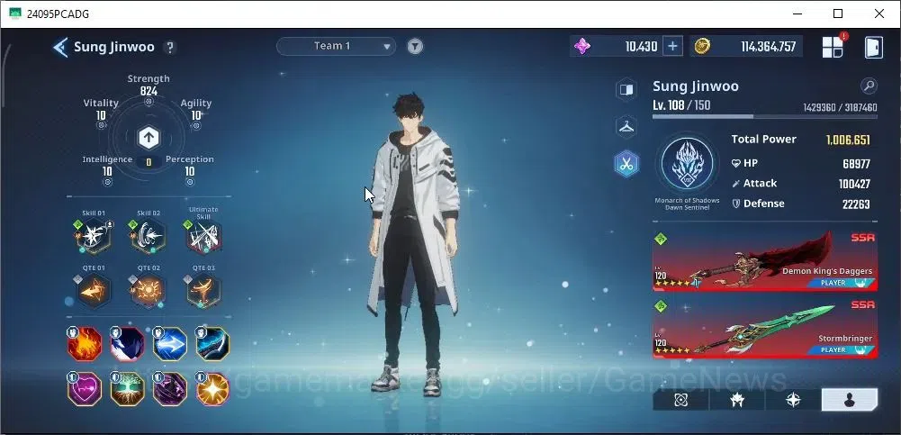 Solo Leveling: ARISE Accounts Lvl 108|3,8M Pwr|Fire,Wind,LightTeam|33 SSR|Liu Zh image 7
