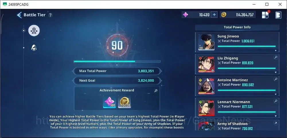 Solo Leveling: ARISE Accounts Lvl 108|3,8M Pwr|Fire,Wind,LightTeam|33 SSR|Liu Zh image 9