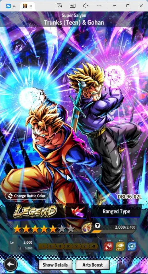 Dragon Ball Legends Accounts Global | Lvl 150|11.8M Total Power|21.2K CC|3 LR|1 image 9
