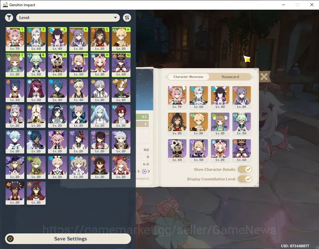 Genshin Impact Accounts Others Asia|AR 42|3 Limited (Columbina,Neuvillette,Varesa) + Std (Keqing,Dehya)|Male MC|Take 1