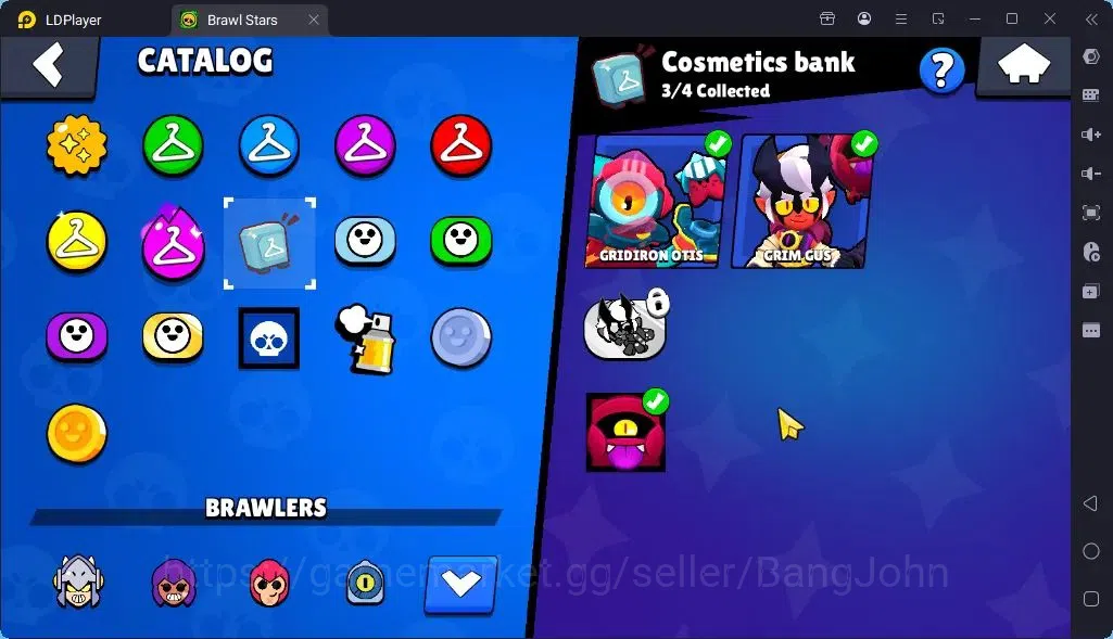 Brawl Stars Accounts Global |Trophy 1468 | Brawler 22, 4 Max | Skins 1 Mythic,5 Epic|Bling 8310|Protect Off|Check SS BRS308B 12