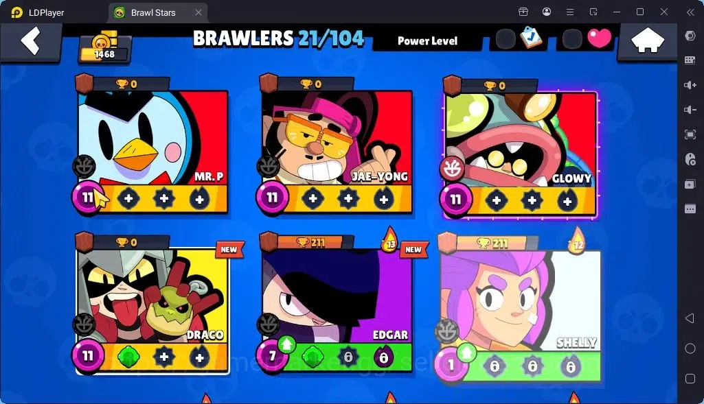Brawl Stars Accounts Global |Trophy 1468 | Brawler 22, 4 Max | Skins 1 Mythic,5 Epic|Bling 8310|Protect Off|Check SS BRS308B 15
