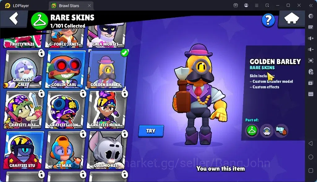 Brawl Stars Accounts Global |Trophy 1468 | Brawler 22, 4 Max | Skins 1 Mythic,5 Epic|Bling 8310|Protect Off|Check SS BRS308B 4
