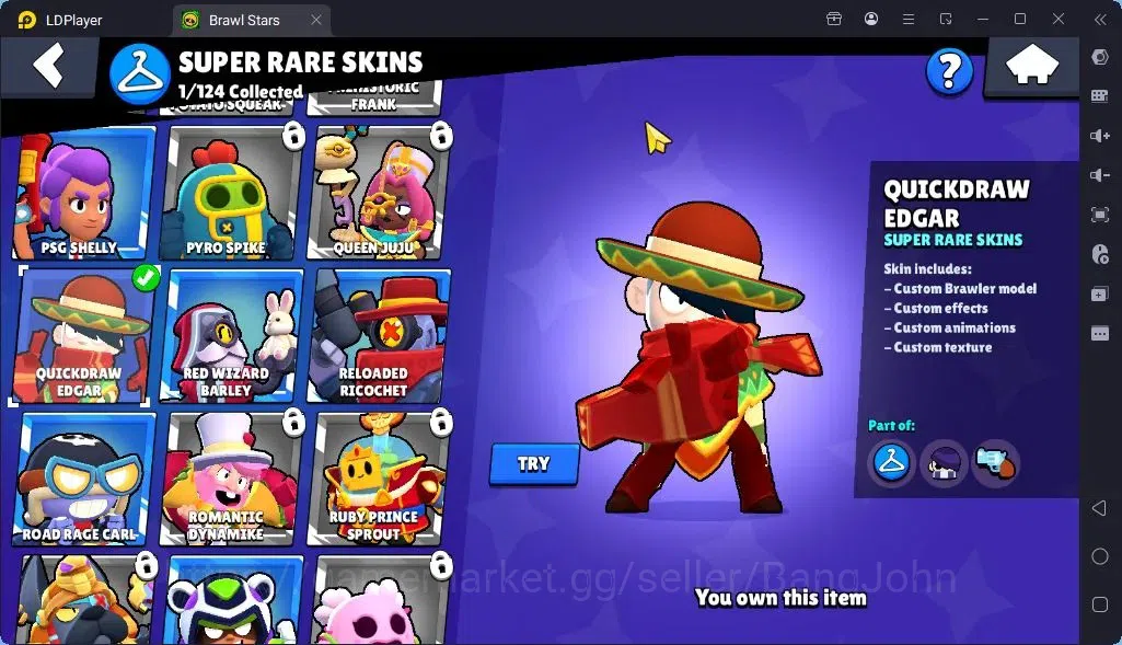 Brawl Stars Accounts Global |Trophy 1468 | Brawler 22, 4 Max | Skins 1 Mythic,5 Epic|Bling 8310|Protect Off|Check SS BRS308B 5