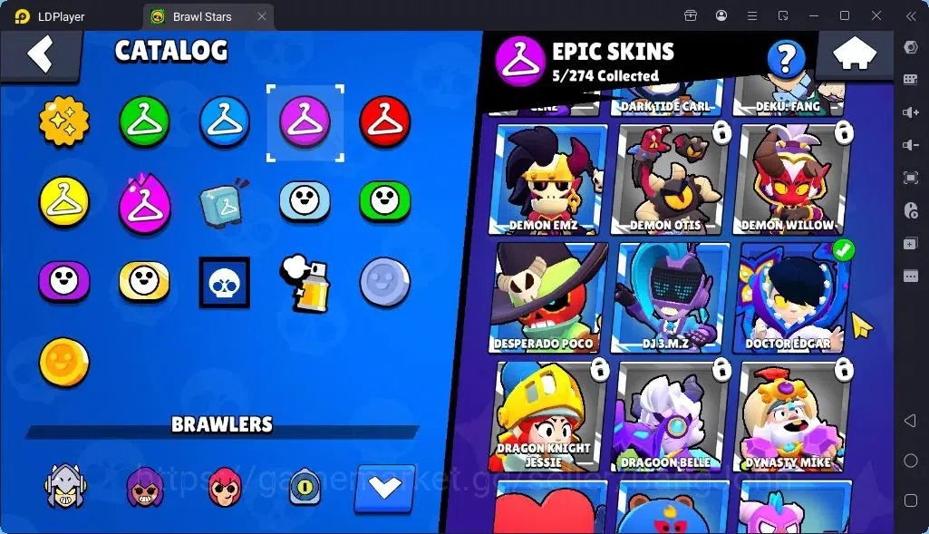 Brawl Stars Accounts Global |Trophy 1468 | Brawler 22, 4 Max | Skins 1 Mythic,5 Epic|Bling 8310|Protect Off|Check SS BRS308B 6