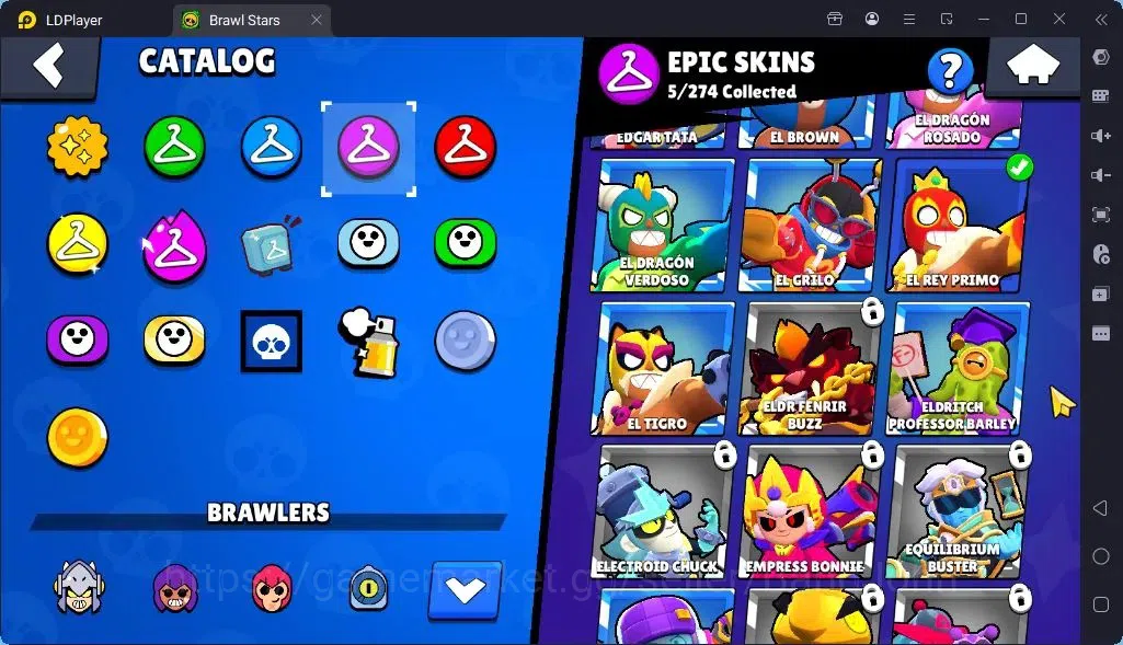 Brawl Stars Accounts Global |Trophy 1468 | Brawler 22, 4 Max | Skins 1 Mythic,5 Epic|Bling 8310|Protect Off|Check SS BRS308B 7